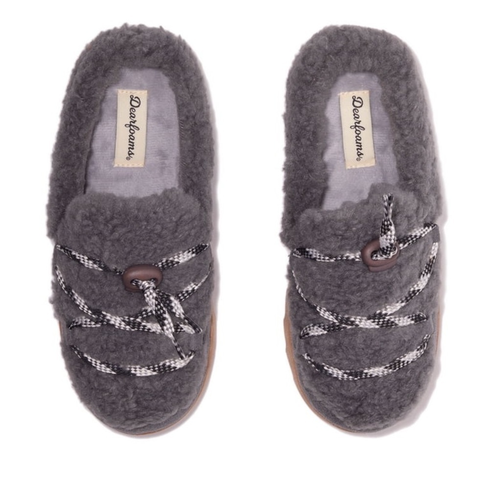 Dearfoams Gray Women's SlippersNWOT